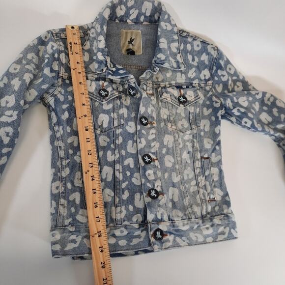 One Teaspoon Blue and White Jean Jacket - Picture 9 of 13